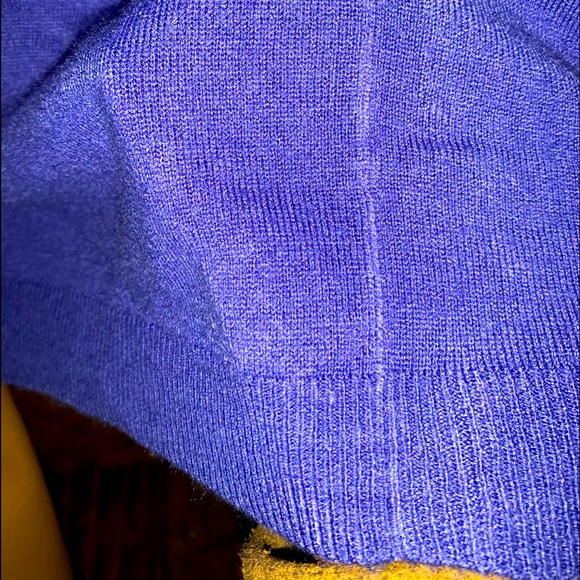 Debbie Morgan Blue or Purple Sz M Soft Cardigan - Picture 13 of 14